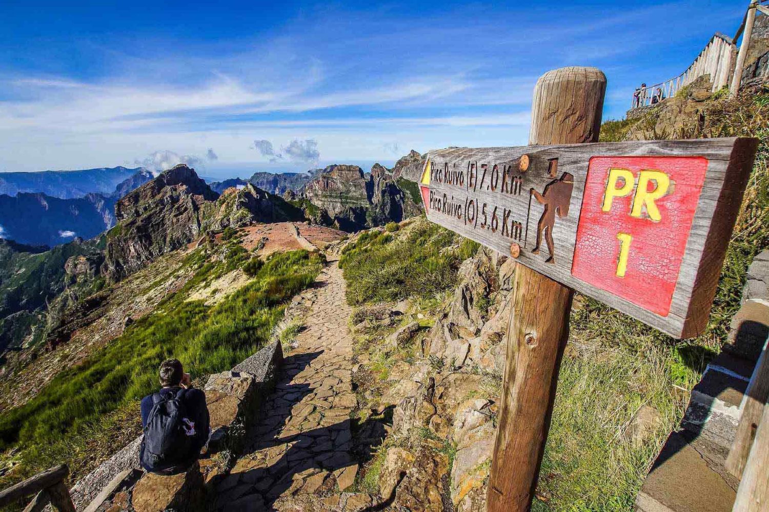 hiker hving a rest- Walking Holiday in Madeira | Hiking Holiday Madeira