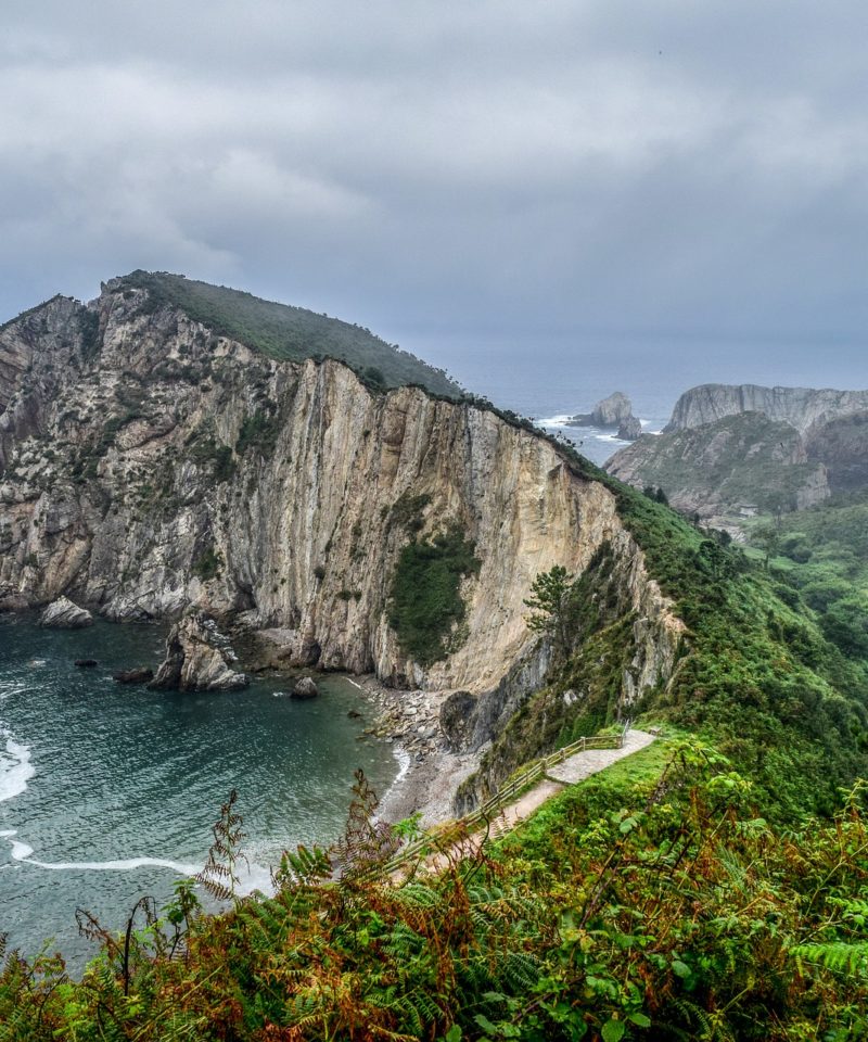 beach and cliff- cycling in Asturias
