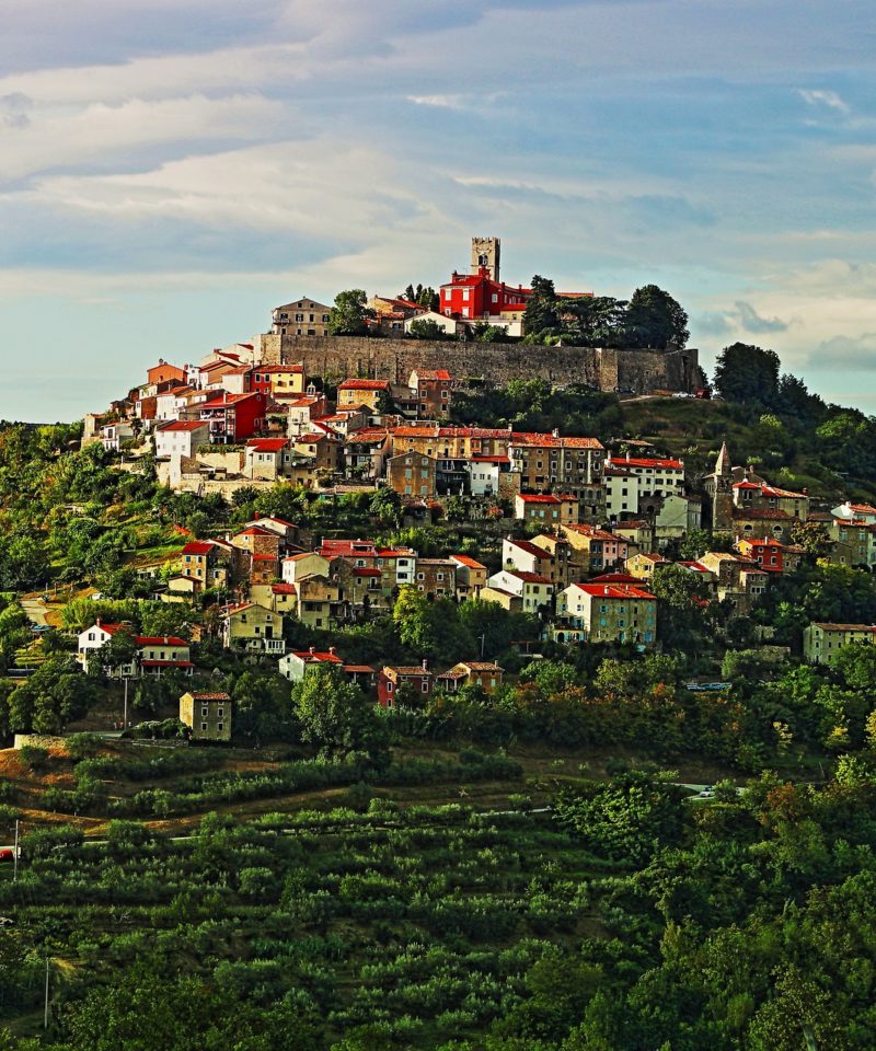 panoramaof Motovun-croatia gastronomy & trekking tour