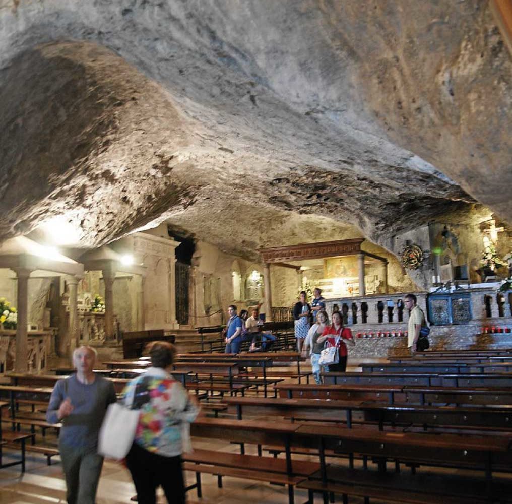 The Sanctuary of Monte Sant'Angelo sul Gargano is a Roman Catholic sanctuary on Mount Gargano